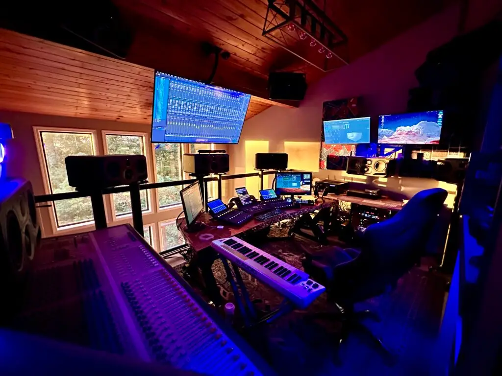 7.1.4 Dolby Atmos control room at Sonic Forest Studios
