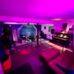 Main tracking room at Sonic Forest Studios