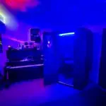 ADR booth at Sonic Forest Studios