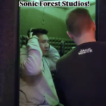 DJ Boitano recording ADR in the vocal booth at Sonic Forest Studios for the Czech feature film Sugar Candy